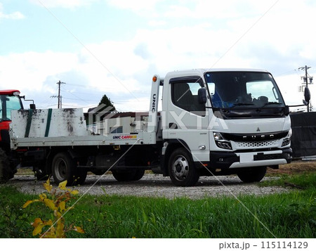 三菱ふそう　eキャンター　キャリアカー（ 1台積みスライド式荷台タイプ） 115114129