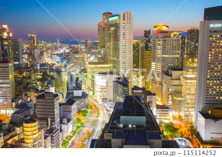 梅田　夜景 115114252