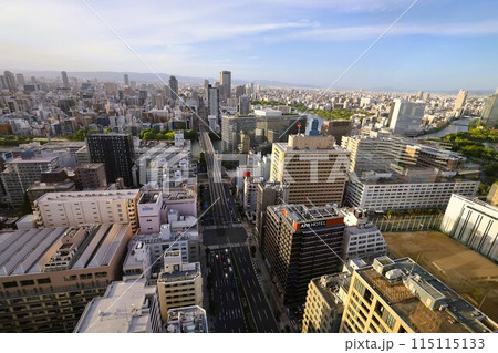 大阪城、春、夏、初夏、秋、タワマンのラウンジから望む新緑の大阪城、大阪城公園、大阪観光、関西観光 115115133