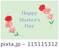 母の日のメッセージイラスト 115115312