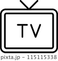 テレビのアイコン 115115338
