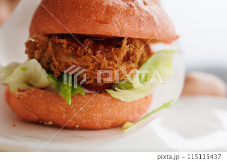 茅ヶ崎のアジフライバーガー 茅ヶ崎のアジフライバーガー 115115437