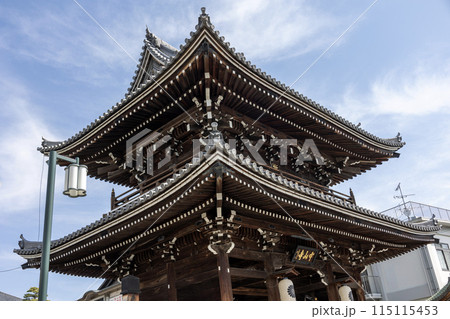 兵庫県／中山寺の山門（2024年4月13日撮影） 115115453