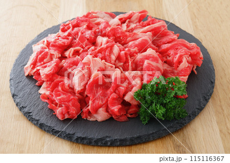 アンガスビーフ　かたロース　切り落し 115116367