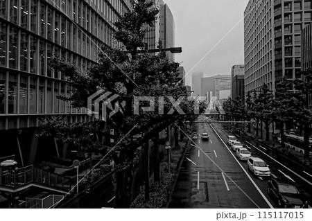 雨の都市風景 雨の都市風景 115117015