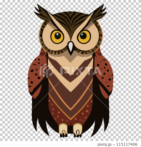 大角貓頭鷹 大角貓頭鷹 115117406