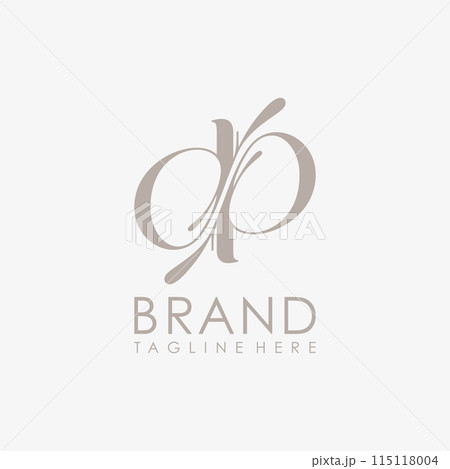 Unique letter DP logo company and icon business Unique letter DP logo company and icon business 115118004
