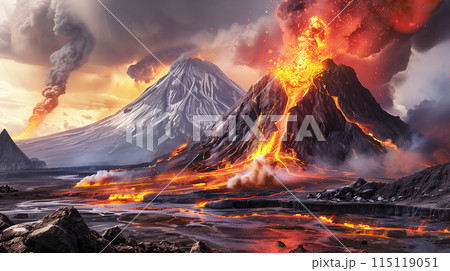 火山活動 115119051