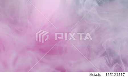 Color smoke. Ink water flow. Defocused pastel pink rosy magenta silk vapor cloud acrylic underwater splash abstract art background. 115121517