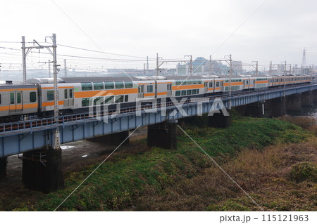 中央快速線グリーン車試運転 4両連結 115121963