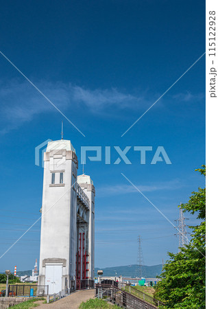 京都伏見の名所 三栖閘門 京都市伏見区 京都伏見の名所 三栖閘門 京都市伏見区 115122928