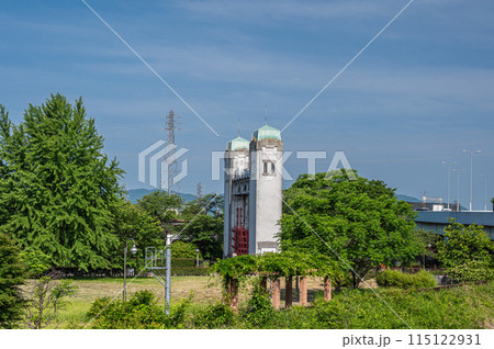 京都伏見の名所　三栖閘門　京都市伏見区 115122931