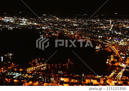 函館の夜景 函館山の夜景 函館の夜景 函館山の夜景 115125308