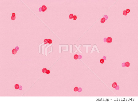 画用紙に描いたカラフルな丸の背景素材 画用紙に描いたカラフルな丸の背景素材 115125345