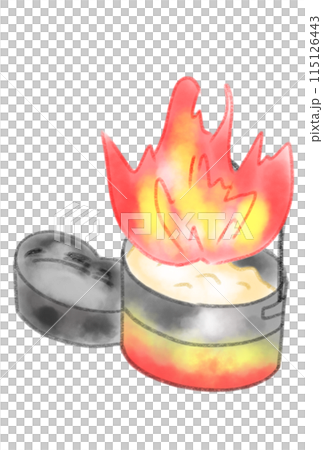 飯盒炊飯中の火災 115126443