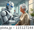 医療に従事する人型AIロボット 115127244