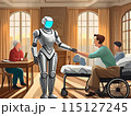 医療に従事する人型AIロボット 115127245