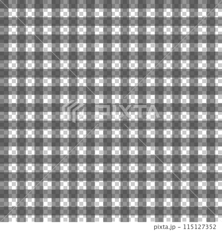モノクロのギンガムチェック柄 115127352