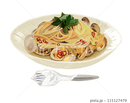 ボンゴレビアンコ（フォーク付き） 115127479