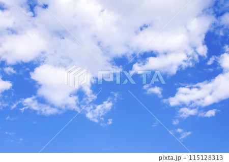 white light clouds in the blue sky white light clouds in the blue sky 115128313