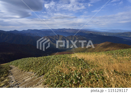 巻機山、登山、新潟県 115129117