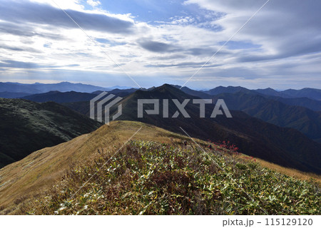 巻機山、登山、新潟県 巻機山、登山、新潟県 115129120