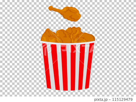 フライドチキンバーレル 115129479