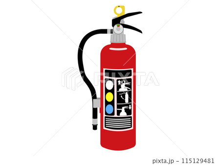 消火器のイラスト 115129481