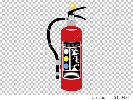 消火器のイラスト 115129481