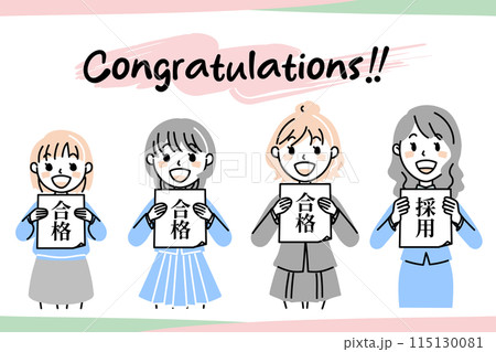 合格を喜ぶ女の子たち＿03 115130081