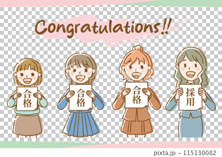 合格を喜ぶ女の子たち＿02 115130082