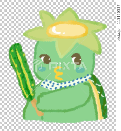 Kappa and pickled cucumber 115130537