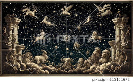 星座のイラスト 115131672