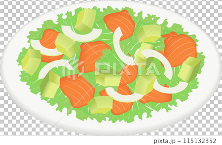 Avocado Salmon Salad Avocado Salmon Salad 115132352