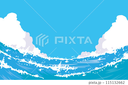 夏の海　リゾートのイラスト 115132662