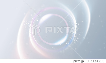 Abstract Light Background with Glowing Round Shape in the Center Abstract Light Background with Glowing Round Shape in the Center 115134339