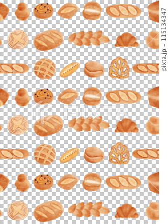 A4尺寸法國麵包背景素材 A4尺寸法國麵包背景素材 115134347