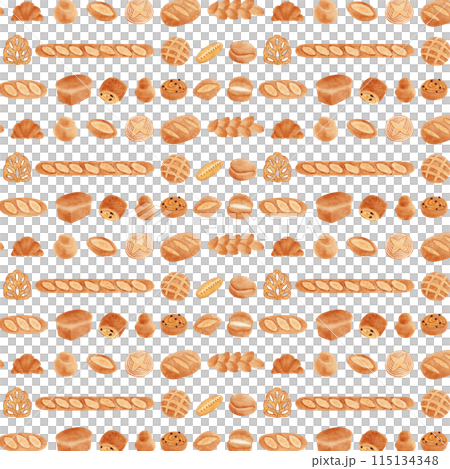 方形法國麵包背景素材 115134348