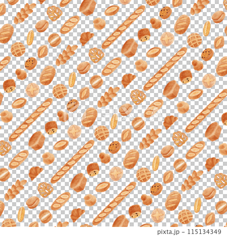 方形法國麵包背景素材 115134349