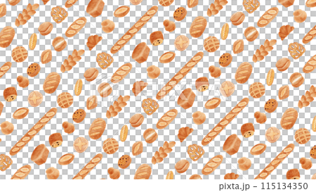 16:9 法國麵包背景素材 115134350