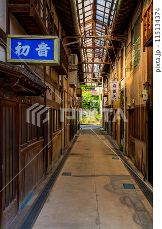 兵庫縣　西脇市の町並み　旭マーッケト 115134374