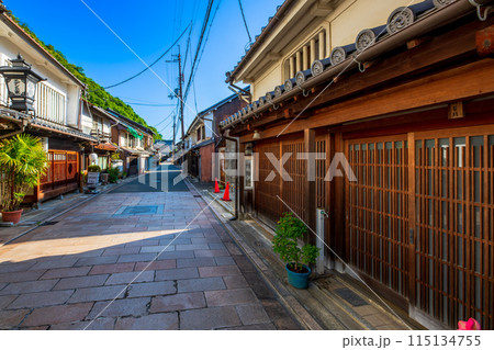 兵庫県　龍野市の町並み 115134755