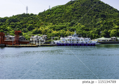 生名島　生名フェリー　立石港　愛媛県上島町 115134789