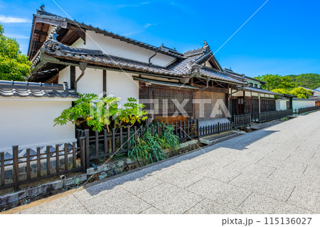 岡山県　美作市　大原の町並み 115136027