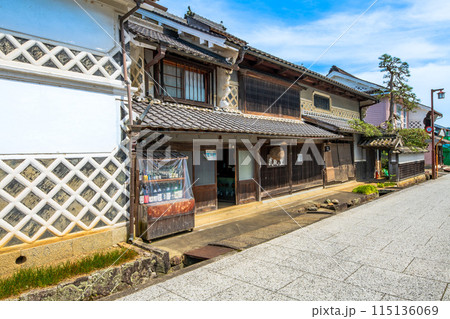 岡山県　美作市　大原の町並み 115136069