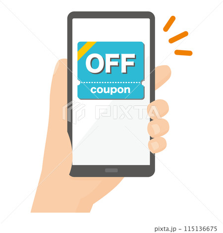 スマホの電子クーポン　デジタルクーポン 115136675