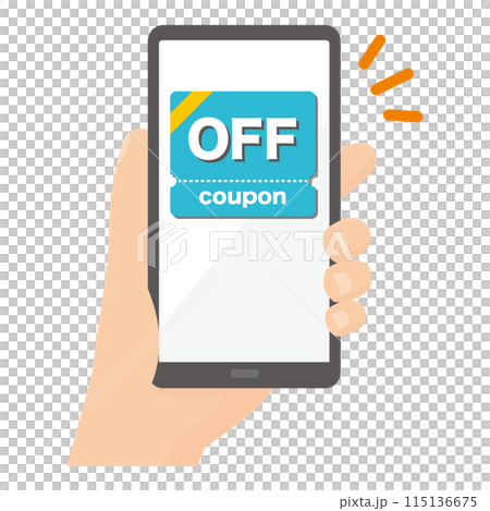 スマホの電子クーポン　デジタルクーポン 115136675