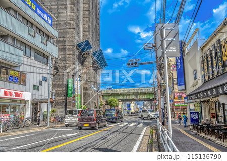 千葉県船橋市の都市風景　西船橋駅 115136790