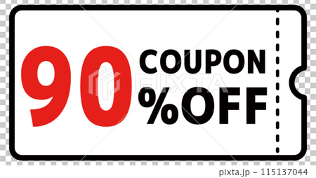 Simple 90% OFF coupon material 115137044