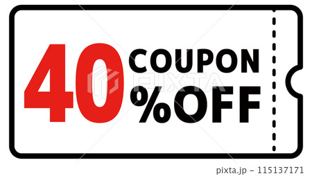 シンプルな40%OFFクーポン素材 シンプルな40%OFFクーポン素材 115137171